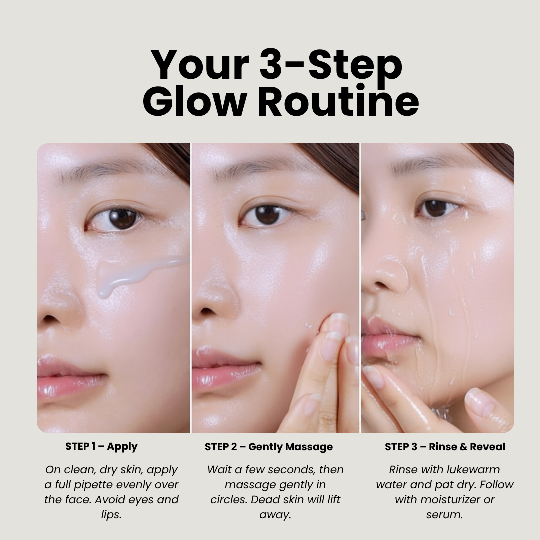GLOWING SKIN EXFOLIATOR SET (2 Bottles)